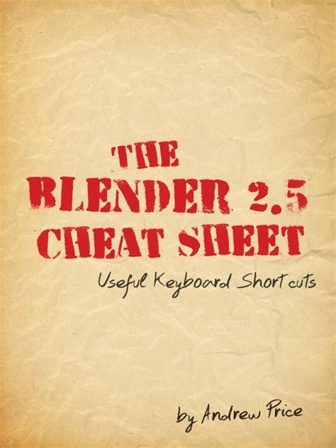 (PDF) Blender Cheat Sheet DOKUMEN.TIPS