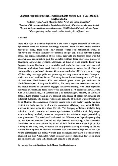 (PDF) CharcoalProductionthroughTraditionalEarth ... - raincitystudios.com