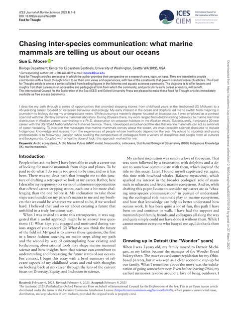 (PDF) Chasing inter-species communication: what … - raincitystudios.com