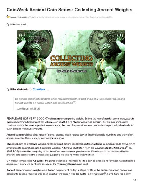 (PDF) Collecting Ancient Weights - Academia.edu - wintechmobiles.com