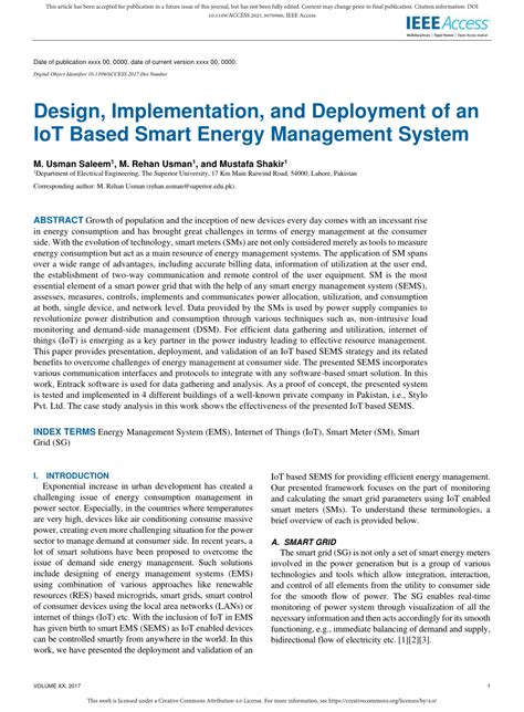 (PDF) Design and implementation of an IoT-based ... - ResearchGate - coolestguyplanet.net