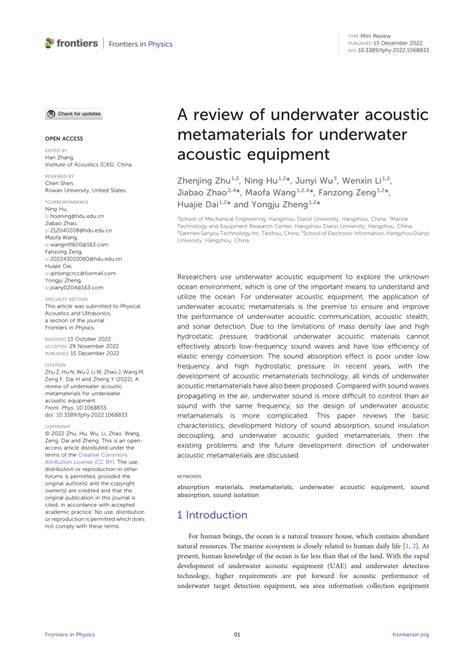 (PDF) Design of an underwater acoustics lab - Academia.edu - raincitystudios.com