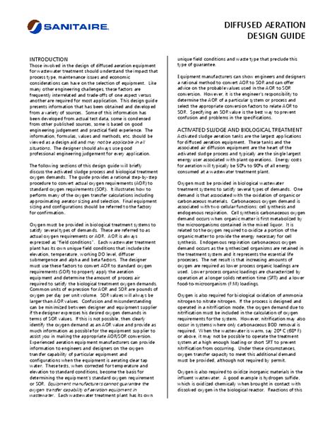 (PDF) DIFFUSED AERATION DESIGN GUIDE - raincitystudios.com