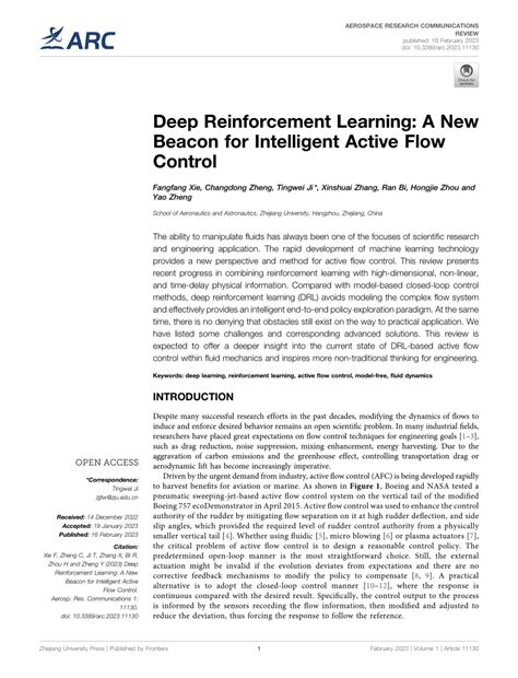 (PDF) Deep Reinforcement Learning: A New Beacon for