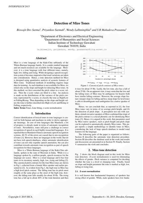 (PDF) Detection of Mizo Tones - ResearchGate