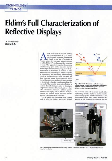 (PDF) ELDIM’s full characterization of reflective displays