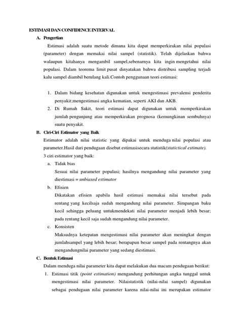 (PDF) ESTIMASI DAN CONFIDENCE INTERVAL - wintechmobiles.com
