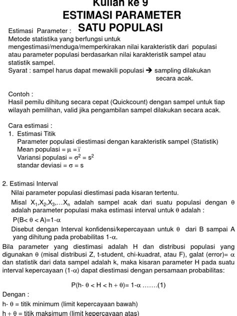 (PDF) ESTIMASI PARAMETER POPULASI - wintechmobiles.com