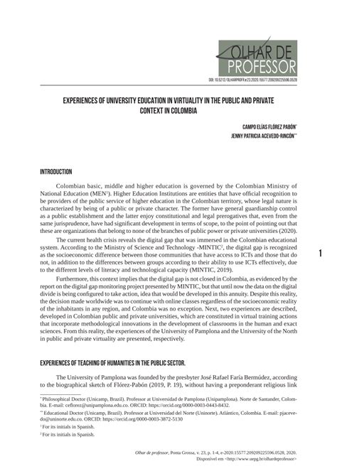 (PDF) EXPERIENCES OF UNIVERSITY EDUCATION IN VIRTUALITY …