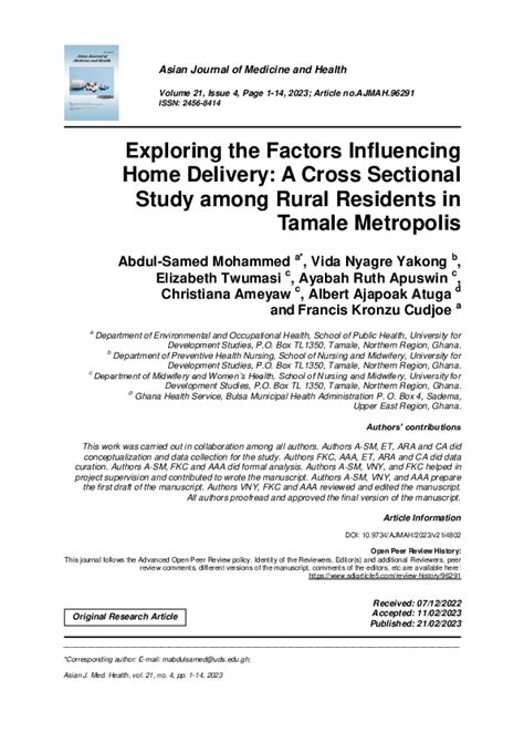 (PDF) Exploring the Factors Influencing Home Delivery: A Cross ...