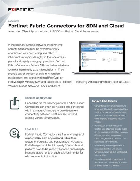 (PDF) Fabric Connectors for SDN and Cloud Data Sheet