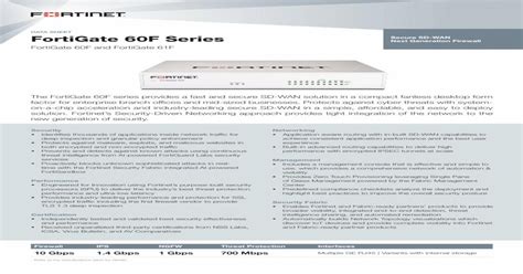 (PDF) FortiGate 60F Series Data Sheet DOKUMEN.TIPS