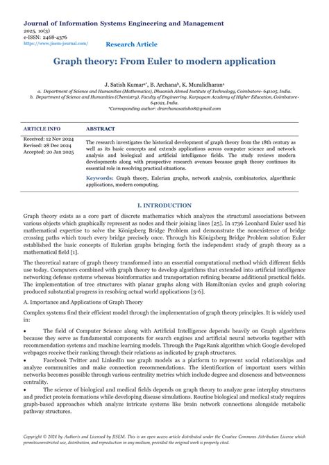 (PDF) Graph theory: From Euler to modern application - wintechmobiles.com