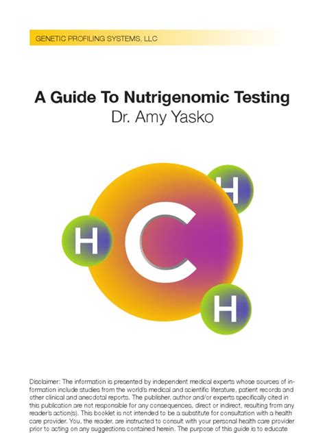 (PDF) Guide to Nutrigenomic Testing DOKUMEN.TIPS