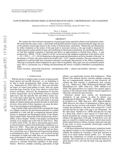(PDF) Harmonic Correlation in Protoplanetary Disks: Validation of the ... - wintechmobiles.com