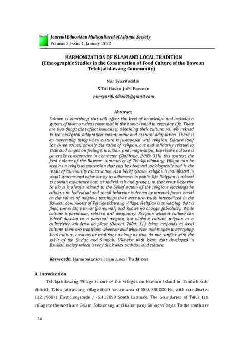 (PDF) Harmonization of Tradition and Islam: Mediating Culture and ... - wintechmobiles.com