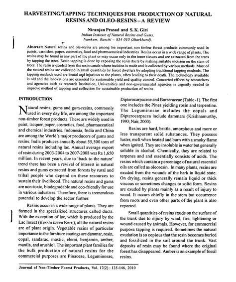 (PDF) Harvesting/Tapping Techniques for production of … - raincitystudios.com