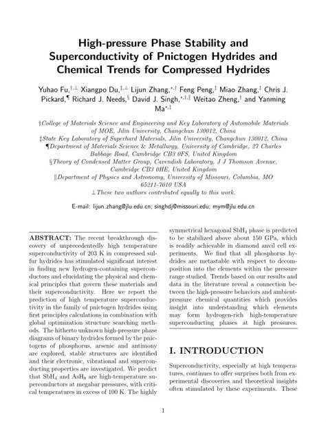 (PDF) High-pressure phase stability and superconductivity in La-Zr-H ... - wintechmobiles.com