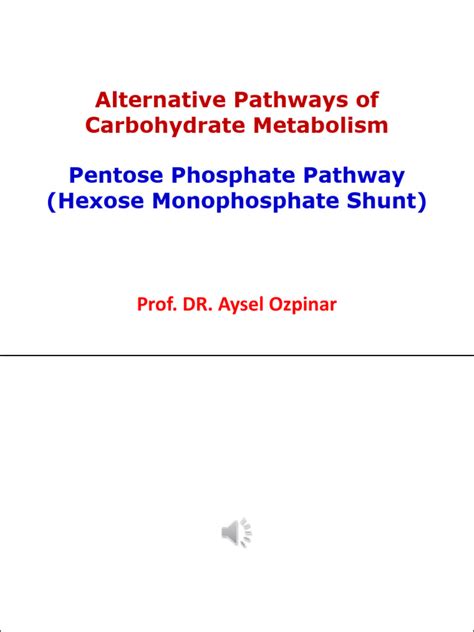 (PDF) Hexose monophosphate shunt Muhammad Aslam