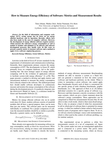 (PDF) How to measure energy-efficiency of software: Metrics and ...