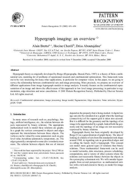 (PDF) Hypergraph imaging: an overview - Academia.edu