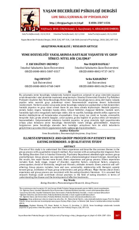 (PDF) Illness Experience and Group Process in Patients with.