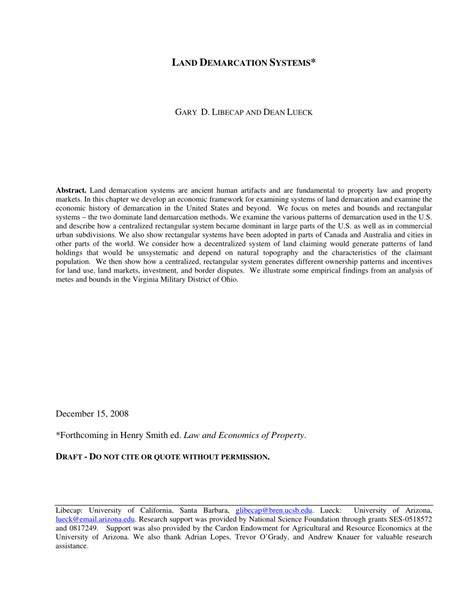 (PDF) Land demarcation systems - ResearchGate - raincitystudios.com
