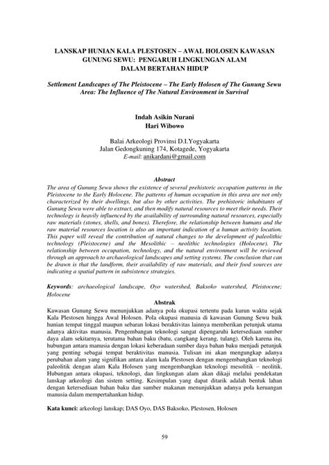(PDF) LANSKAP HUNIAN KALA PLESTOSEN - wintechmobiles.com