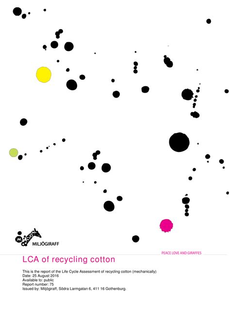 (PDF) LCA on Recycling Cotton - ResearchGate