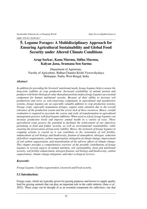 (PDF) Legume Forages: A Multidisciplinary Approach … - raincitystudios.com
