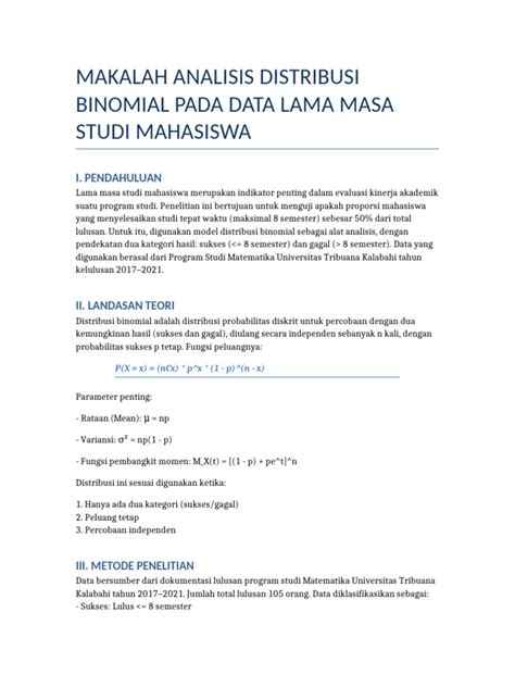 (PDF) MAKALAH DISTRIBUSI BINOMIAL - Academia.edu - wintechmobiles.com