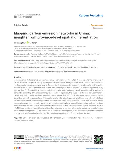 (PDF) Mapping carbon emission networks in China - wintechmobiles.com