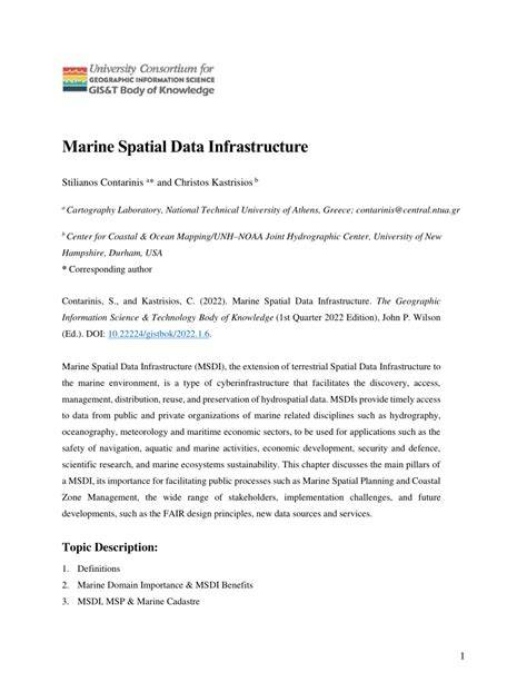 (PDF) Marine Spatial Data Infrastructure - ResearchGate - raincitystudios.com