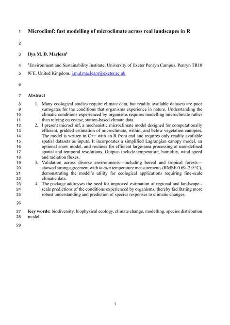 (PDF) Microclimf: fast modelling of microclimate across … - raincitystudios.com