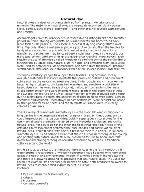 (PDF) Natural Dye - Ancient and Contemporary Context - wintechmobiles.com
