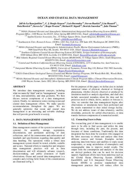 (PDF) Ocean and Coastal Data Management - Academia.edu - raincitystudios.com