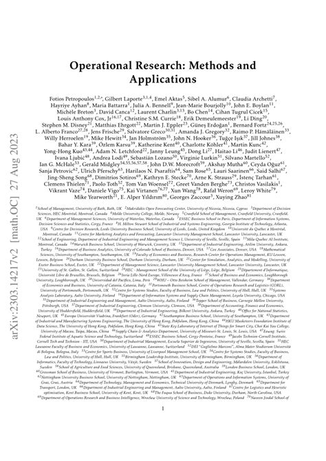 (PDF) Operational Research: Methods and Applications - wintechmobiles.com