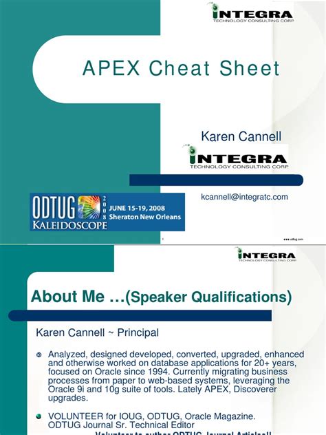 (PDF) Oracle Application Express Cheat Sheet DOKUMEN.TIPS