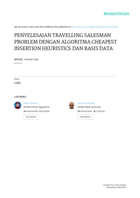 (PDF) PENYELESAIAN TRAVELLING SALESMAN …