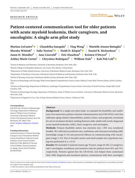 (PDF) Patient-Centered Communication - ResearchGate