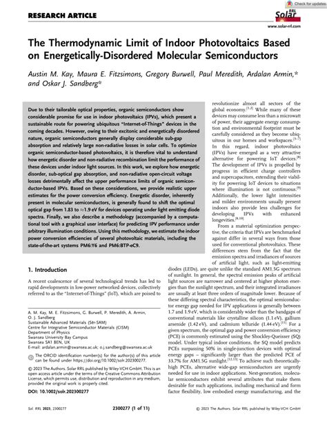 (PDF) Photovoltaics Based on Semiconductor Powders