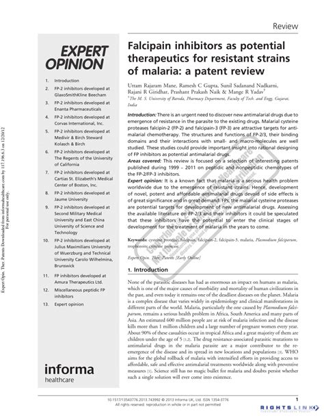 (PDF) Pyrido[1,2-a]pyrimidin-4-ones as antiplasmodial falcipain-2 ...