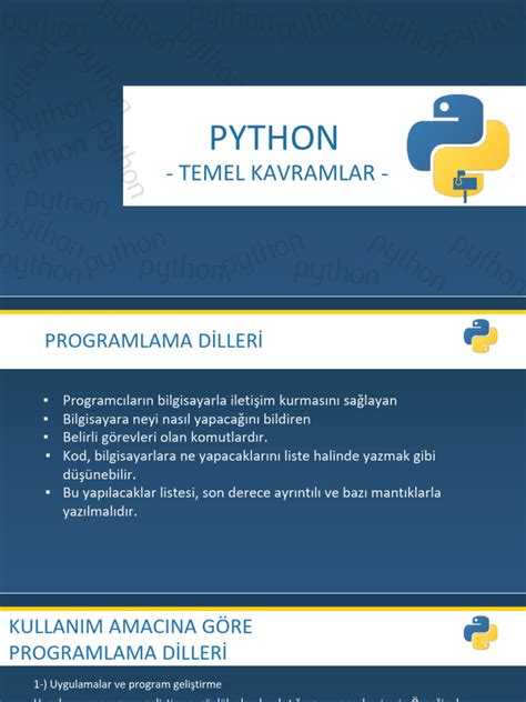 (PDF) Python ile Programlamaya Giriş.