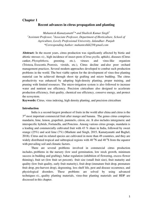(PDF) Recent advances in citrus propagation and planting - raincitystudios.com