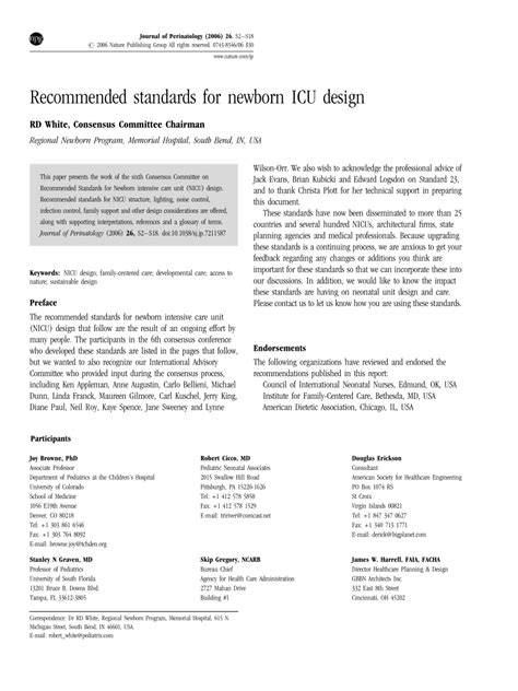 (PDF) Recommended standards for newborn ICU design - raincitystudios.com
