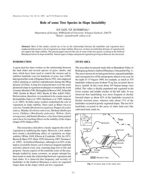 (PDF) Role of some tree species in slope instability - raincitystudios.com