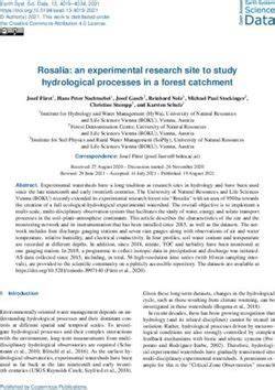 (PDF) Rosalia: an experimental research site to study hydrological ... - raincitystudios.com