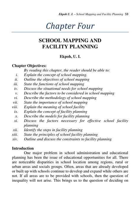 (PDF) SCHOOL MAPPING AND FACILITY PLANNING - wintechmobiles.com