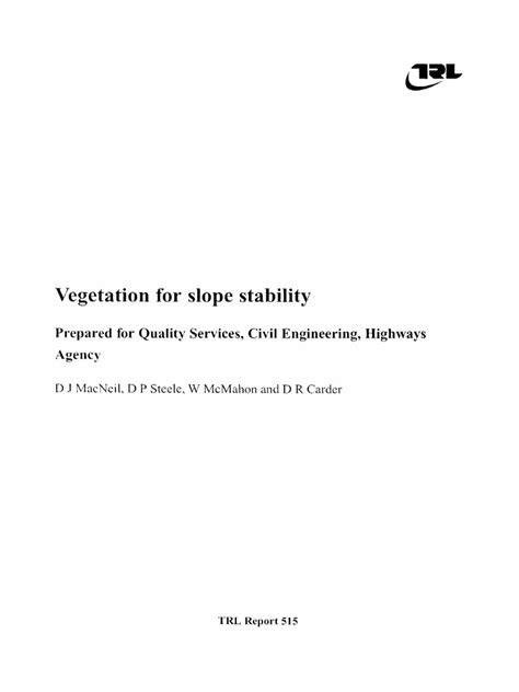 (PDF) Slope stability and vegetation: Conceptual and … - raincitystudios.com