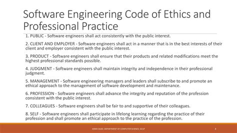 (PDF) Software Engineering Code of Ethics. - coolestguyplanet.net